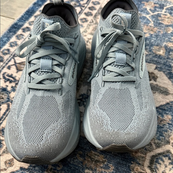 Brooks Grey/Blue Glycerin 21 Stealthfit Athletic Shoes Women’s - Picture 4 of 5